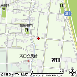 岐阜県安八郡神戸町斉田456周辺の地図