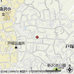 神奈川県横浜市戸塚区戸塚町4425-2周辺の地図