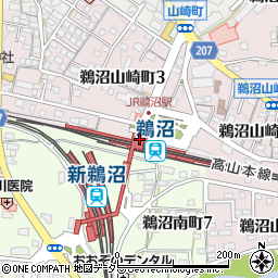 岐阜県各務原市周辺の地図