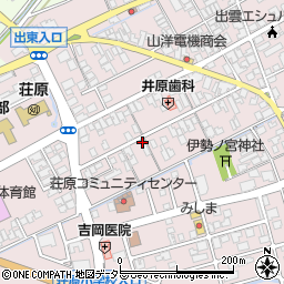 島根県出雲市斐川町荘原2859周辺の地図