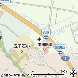 五千石公民館周辺の地図