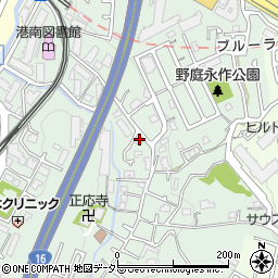 神奈川県横浜市港南区野庭町167周辺の地図