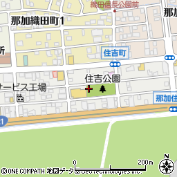 岐阜県各務原市那加住吉町周辺の地図