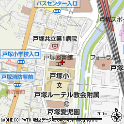 横浜市戸塚センター周辺の地図