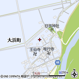 滋賀県長浜市大浜町280周辺の地図