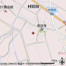 滋賀県米原市村居田893周辺の地図