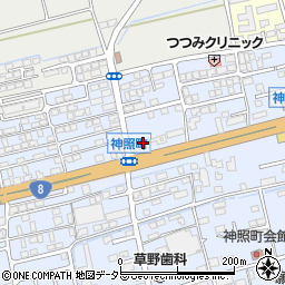 長浜信用金庫神照支店周辺の地図
