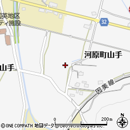 鳥取県鳥取市河原町山手92周辺の地図