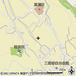 神奈川県秦野市三廻部周辺の地図