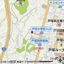 神奈川県横浜市戸塚区戸塚町4217-3周辺の地図