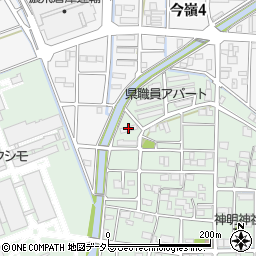 薮田第２教職員アパート周辺の地図