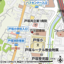 神奈川県横浜市戸塚区戸塚町121周辺の地図