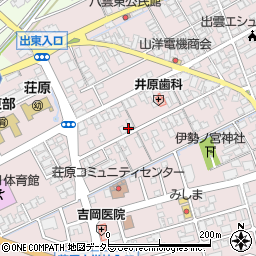 島根県出雲市斐川町荘原2860周辺の地図