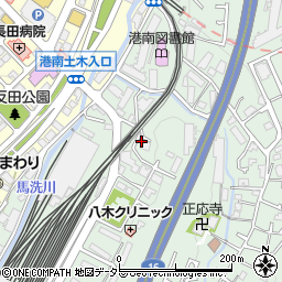 神奈川県横浜市港南区野庭町596周辺の地図