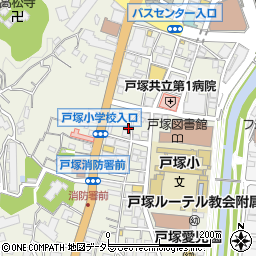 神奈川県横浜市戸塚区戸塚町3981周辺の地図