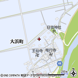 滋賀県長浜市大浜町164周辺の地図