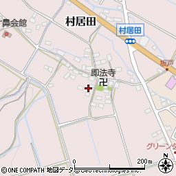 滋賀県米原市村居田890周辺の地図