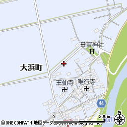 滋賀県長浜市大浜町周辺の地図