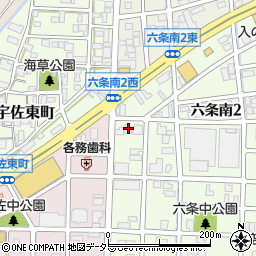 岐阜名廣周辺の地図