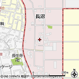 神奈川県厚木市長沼153周辺の地図