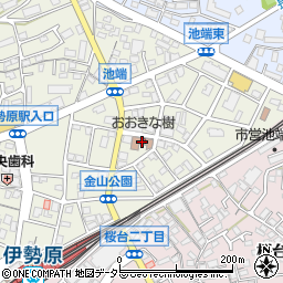 伊勢原市立　中央保育園周辺の地図