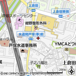 日新商事株式会社　ドクタードライブ上倉田店周辺の地図