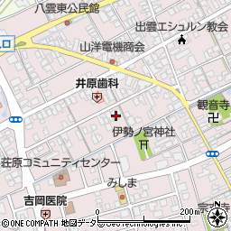 島根県出雲市斐川町荘原2853-5周辺の地図