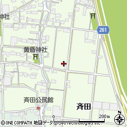 岐阜県安八郡神戸町斉田500周辺の地図