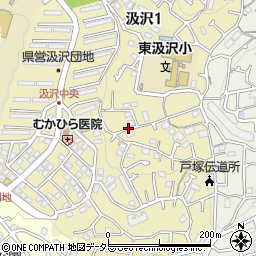 〒245-0061 神奈川県横浜市戸塚区汲沢の地図
