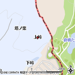 愛知県犬山市善師野（上峠）周辺の地図