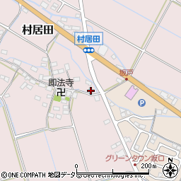 滋賀県米原市村居田853周辺の地図