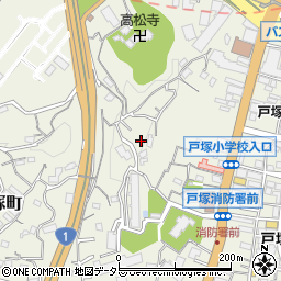 タイムズ戸塚町第１７駐車場周辺の地図
