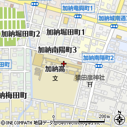 岐阜県立加納高等学校周辺の地図