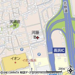 滋賀県長浜市口分田町523周辺の地図