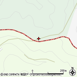 登尾峠周辺の地図