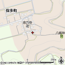 滋賀県長浜市保多町155周辺の地図