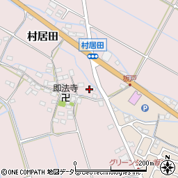 滋賀県米原市村居田851周辺の地図