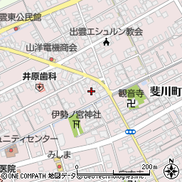 島根県出雲市斐川町荘原2842-3周辺の地図