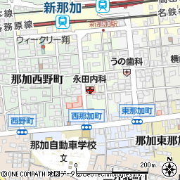 永田内科周辺の地図