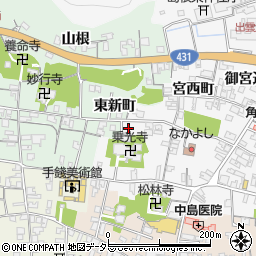 島根県出雲市大社町杵築東533-1周辺の地図