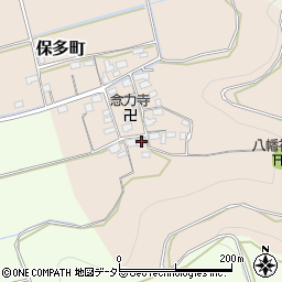 滋賀県長浜市保多町181周辺の地図