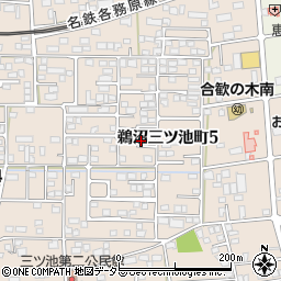 北川茶華道教室周辺の地図