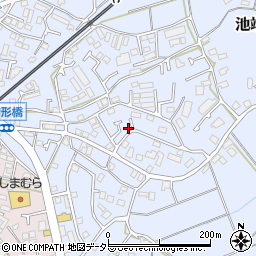 神奈川県伊勢原市池端409周辺の地図