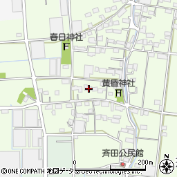 岐阜県安八郡神戸町斉田346周辺の地図