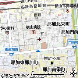 岐阜県各務原市那加元町21周辺の地図