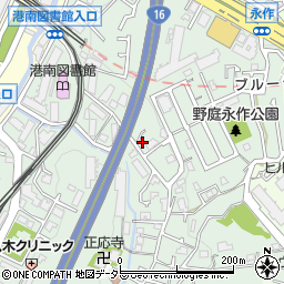 神奈川県横浜市港南区野庭町97周辺の地図