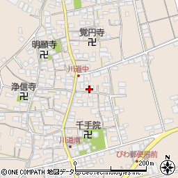 滋賀県長浜市川道町412周辺の地図