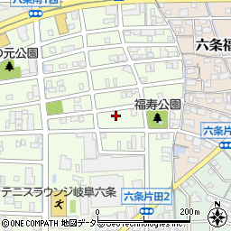 岐阜県岐阜市六条南1丁目11-15周辺の地図