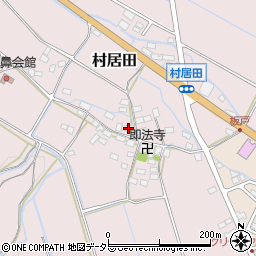 滋賀県米原市村居田877周辺の地図