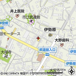 ブックオフ伊勢原店周辺の地図